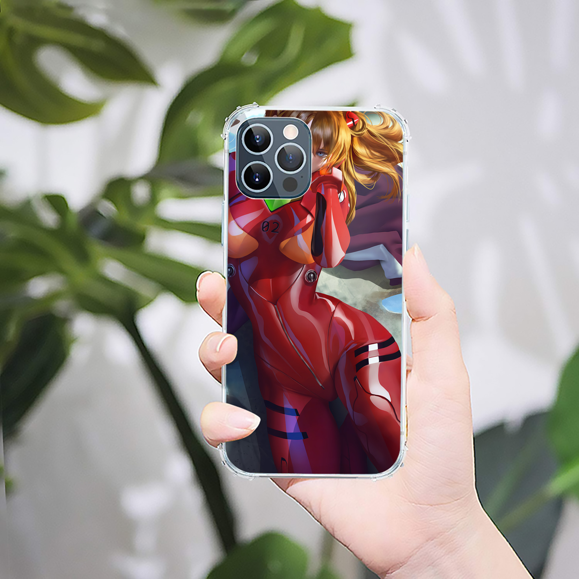 （画像用） EVA 新世紀エヴァンゲリオン 【iPhone 12シリーズ対応】透明スマホケース（クリアソフトケース）